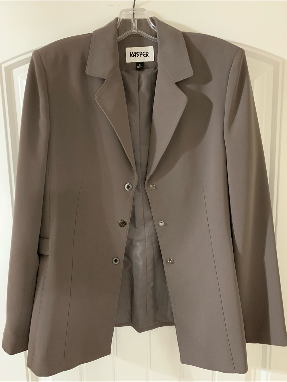 Kasper Women's Taupe Blazer Jacket